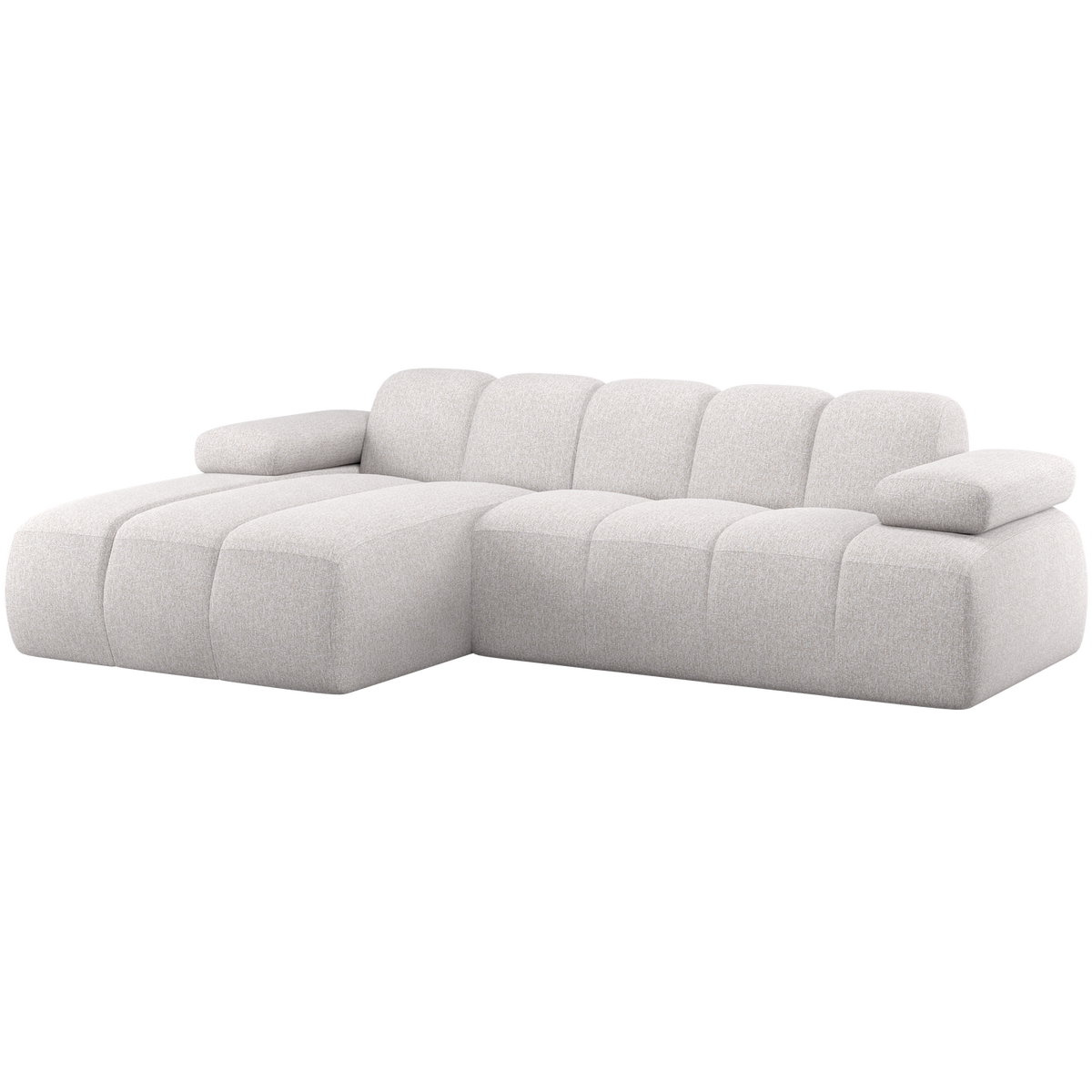 MOJO CHAISE LONGUE SOFA LINKS BOUCLE ECRU MELANGE
