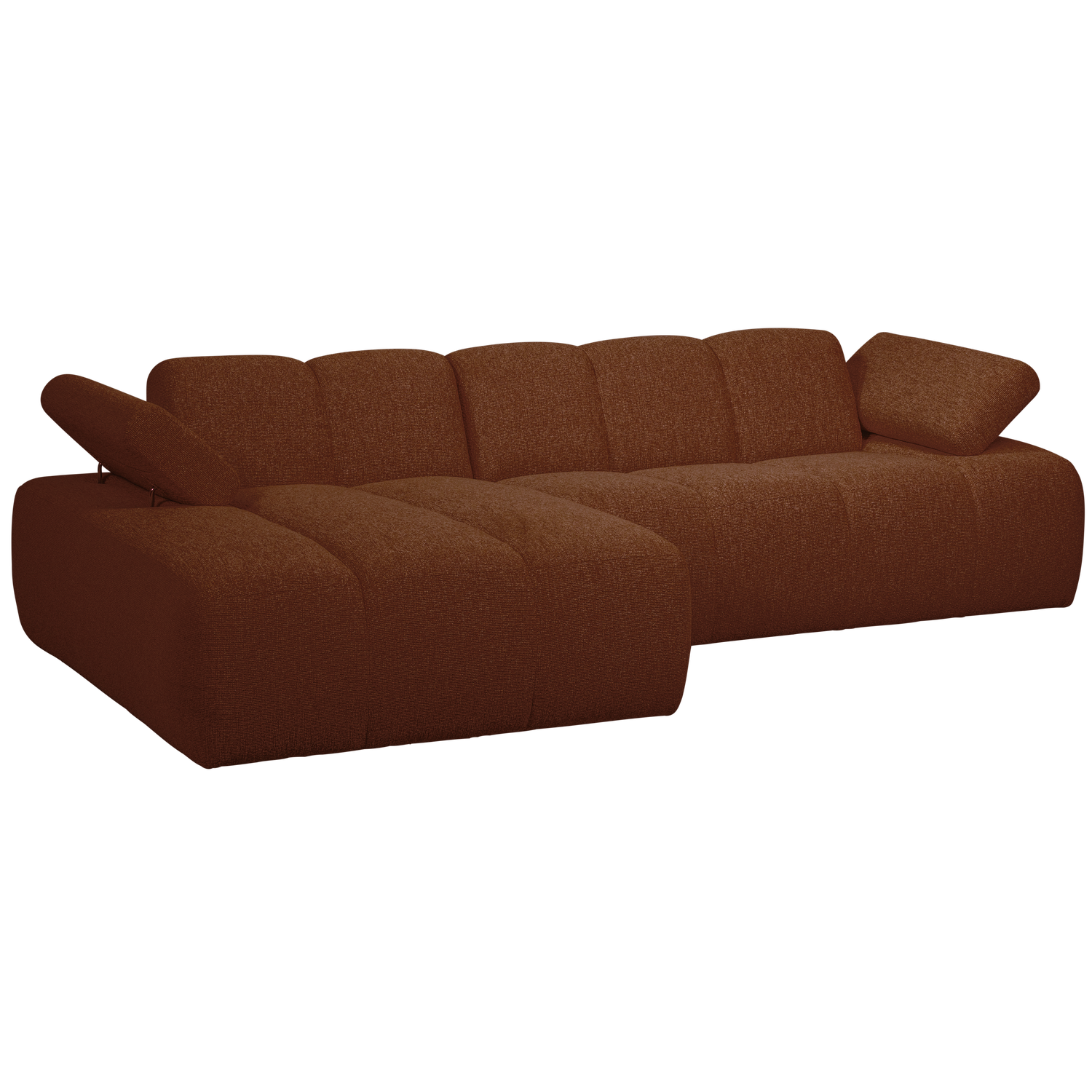 MOJO CHAISELONGUE LINKS BOUCLE RUST BROWN MELIERT