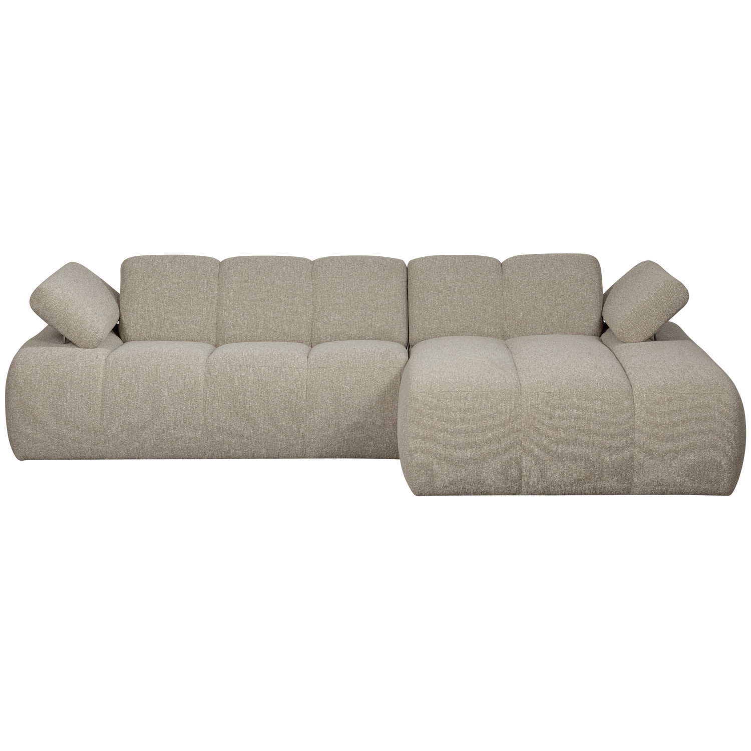 MOJO CHAISELONGUE RECHTS BOUCLE BEIGE MELIERT
