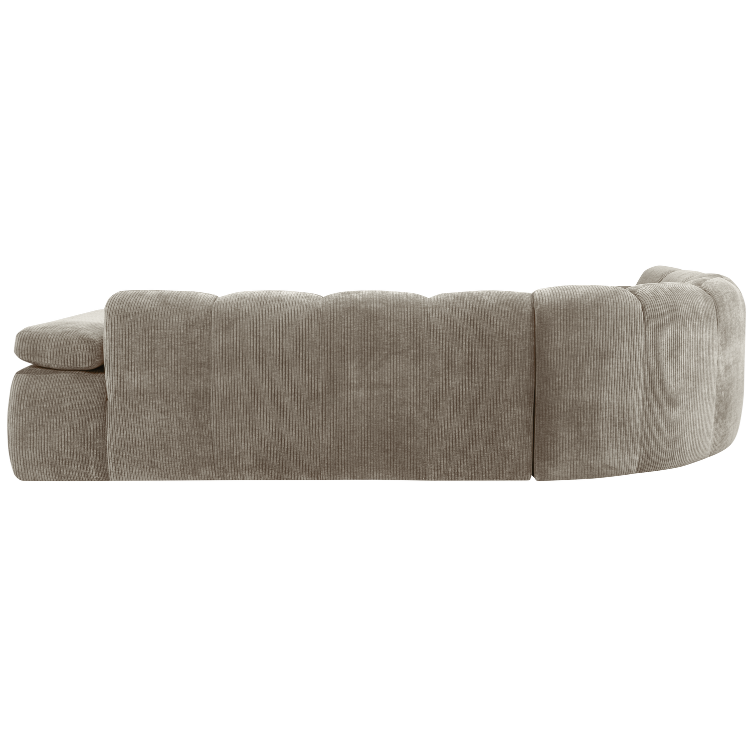 MOJO ECK SOFA LINKS GERIPPTER WEBSTOFF DUNKELSAND