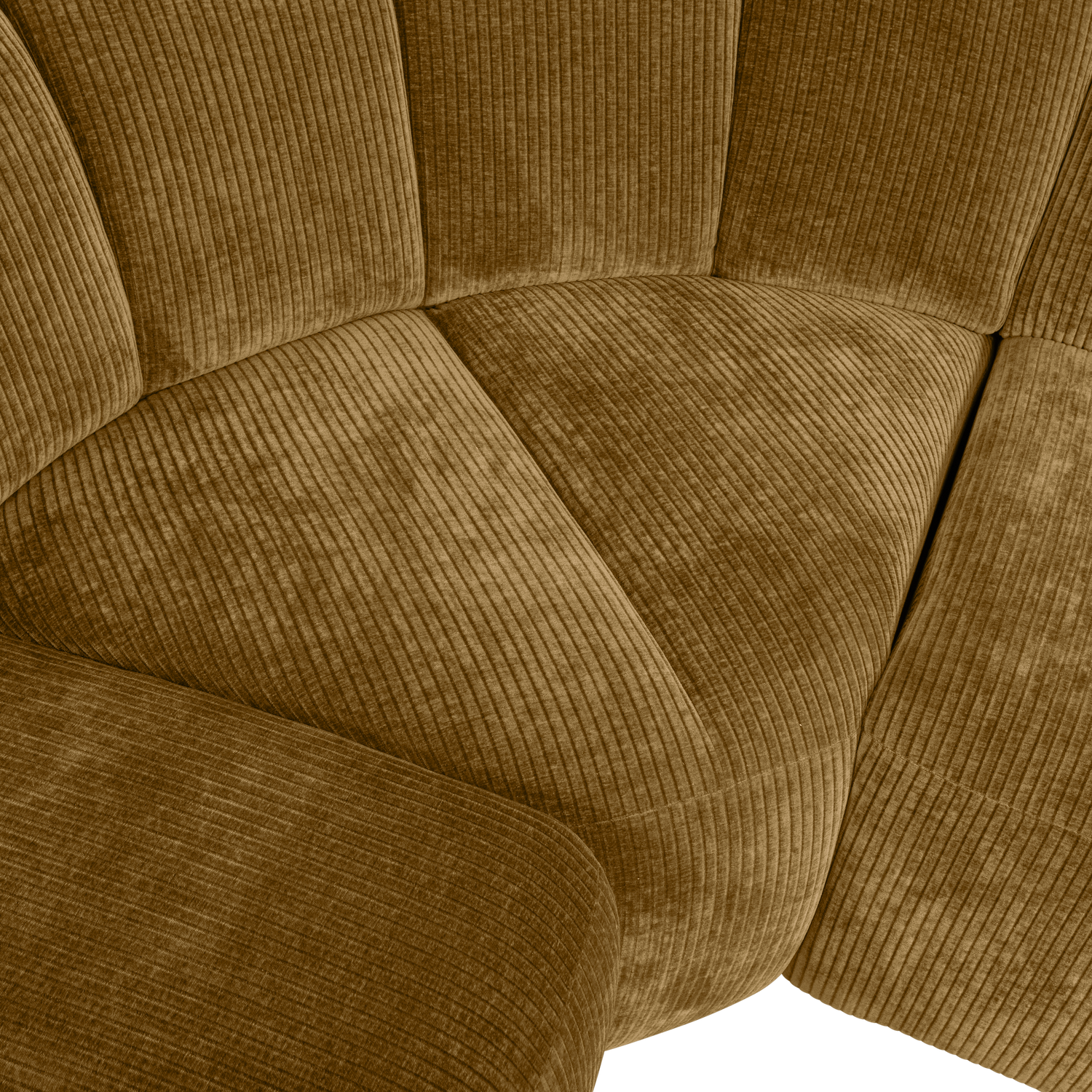 MOJO ECK SOFA LINKS GERIPPTER WEBSTOFF HONIGGELB