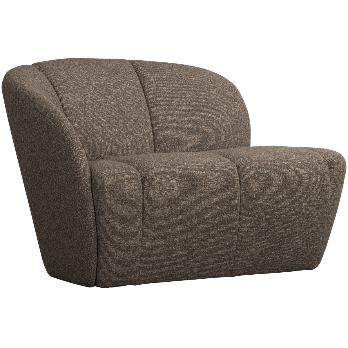 MOJO 2-SITZER BANK LINKS BOUCLE BRAUN MELANGE