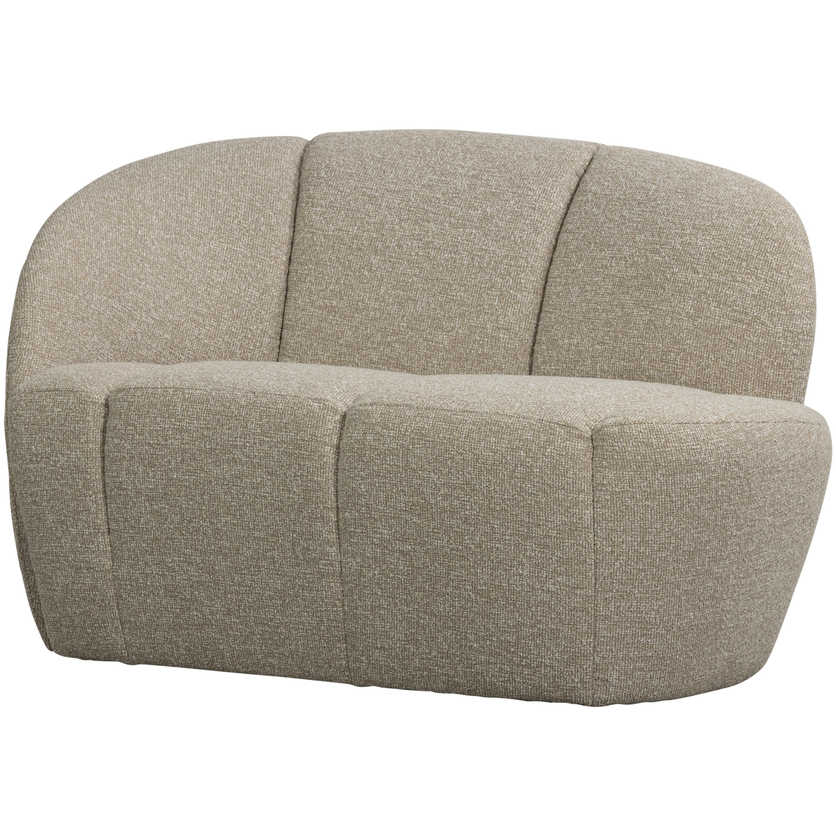 MOJO 2-SITZER BANK LINKS BOUCLE BEIGE MELANGE