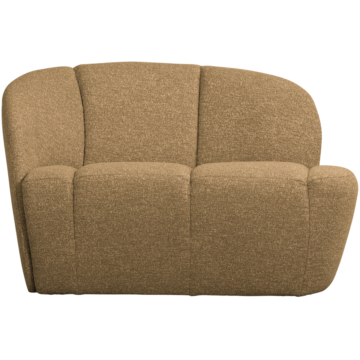 MOJO 2-SITZER BANK LINKS BOUCLE GELBBRAUN MELANGE