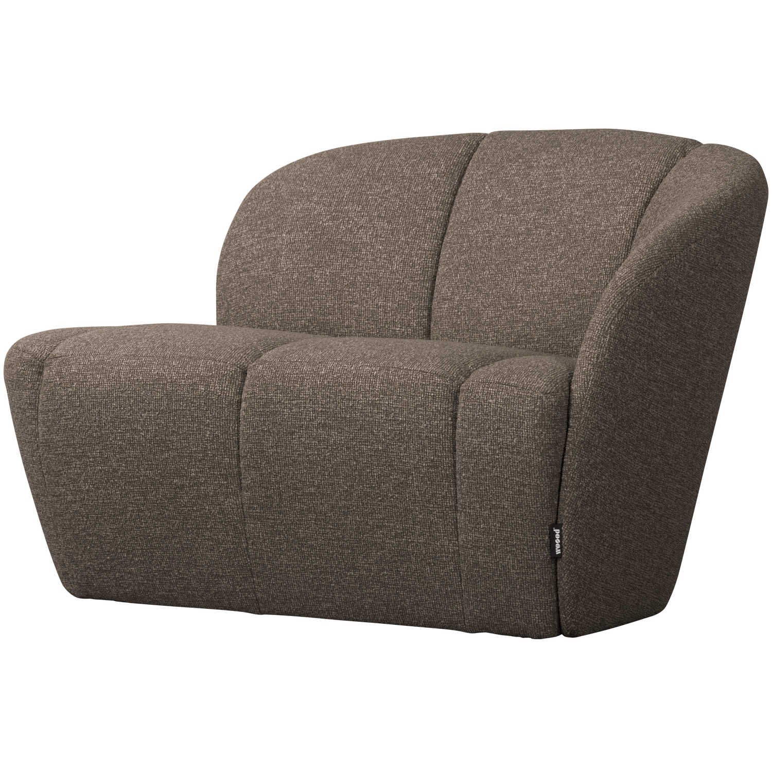 MOJO 2-SITZER BANK RECHTS BOUCLE BRAUN MELANGE