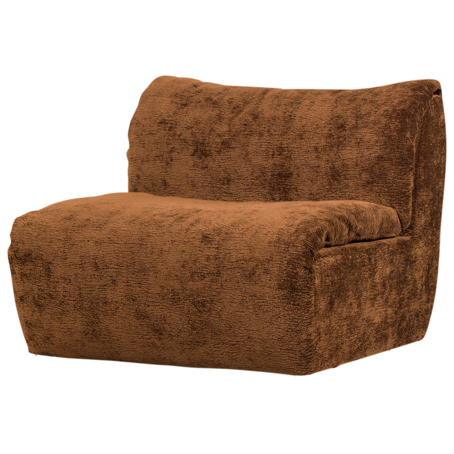 BAGGY 1-SITZER ELEMENT 3D CHENILLE MITTELBRAUN