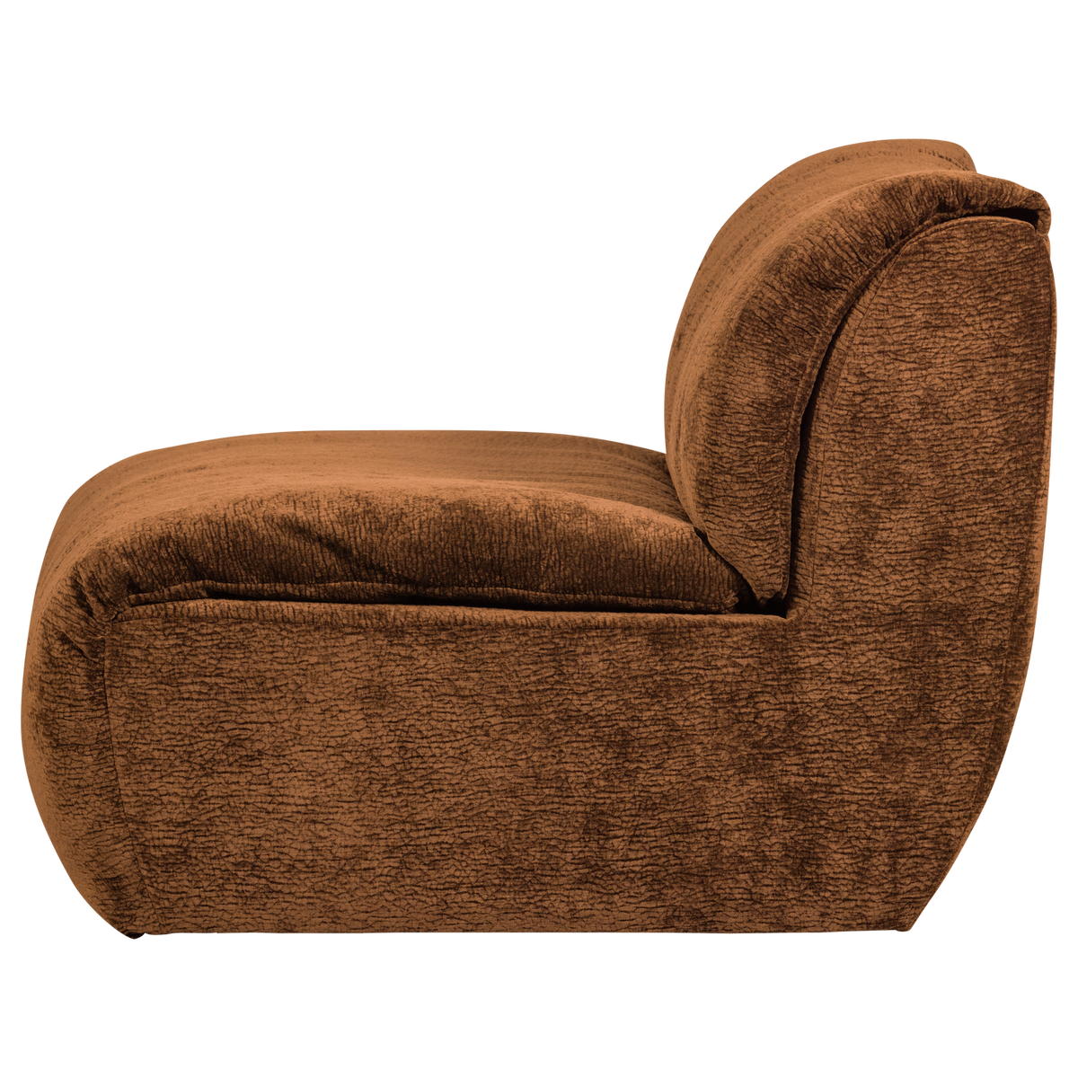BAGGY 1-SITZER ELEMENT 3D CHENILLE MITTELBRAUN