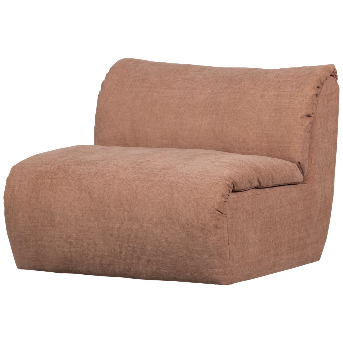 BAGGY 1-SITZER ELEMENT GEWEBTE CHENILLE ALTROSA