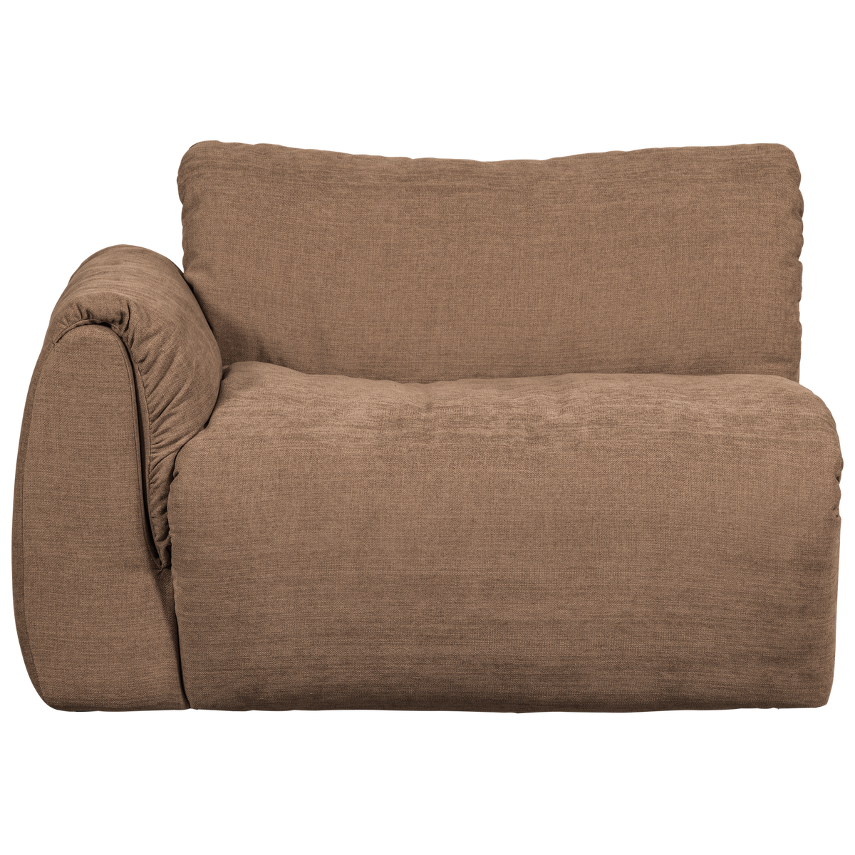 BAGGY 1-SITZER ELEMENT ARM LINKS GEWEBTE CHENILLE BRAUN