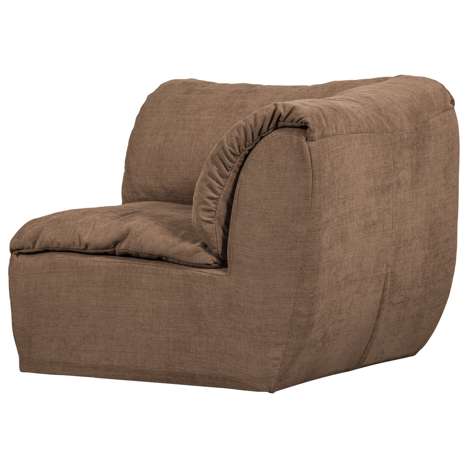 BAGGY ECKELEMENT GEWEBTE CHENILLE BRAUN