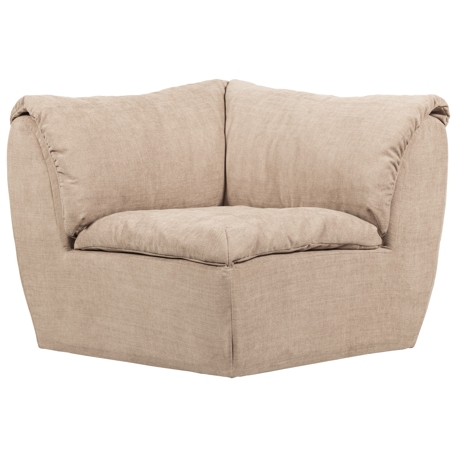 BAGGY ECKELEMENT GEWEBTE CHENILLE SAND