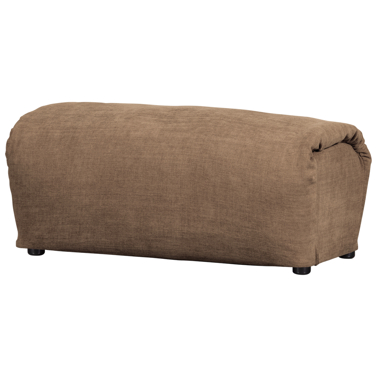 BAGGY HOCKER GEWEBTE CHENILLE BRAUN