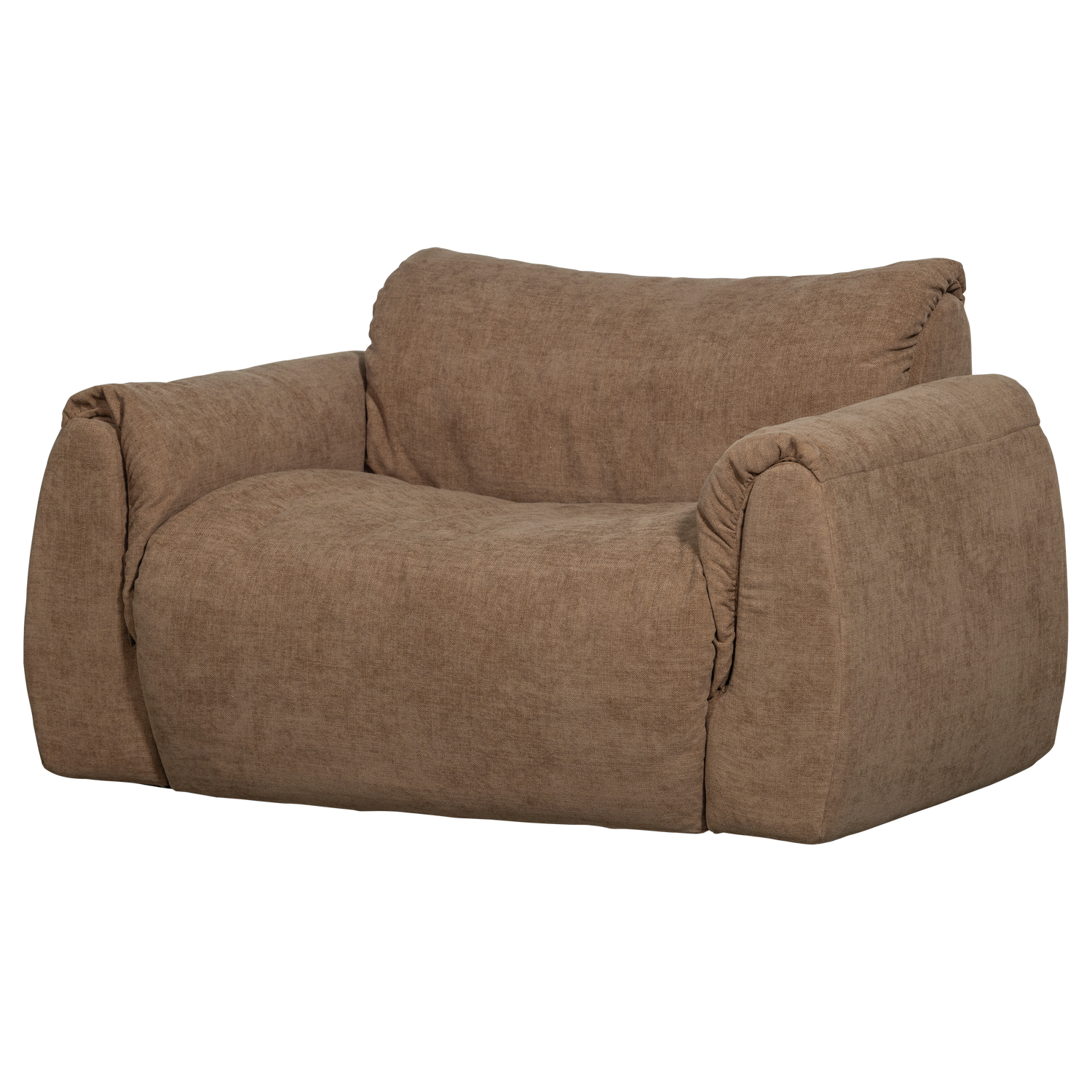 BAGGY LIEGESESSEL GEWEBTE CHENILLE BRAUN