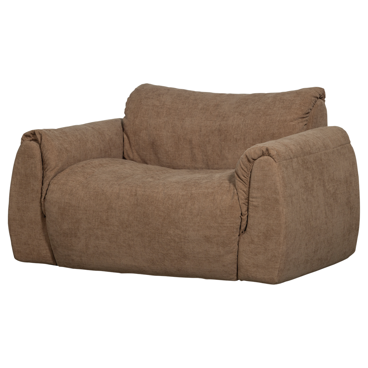 BAGGY LIEGESESSEL GEWEBTE CHENILLE BRAUN