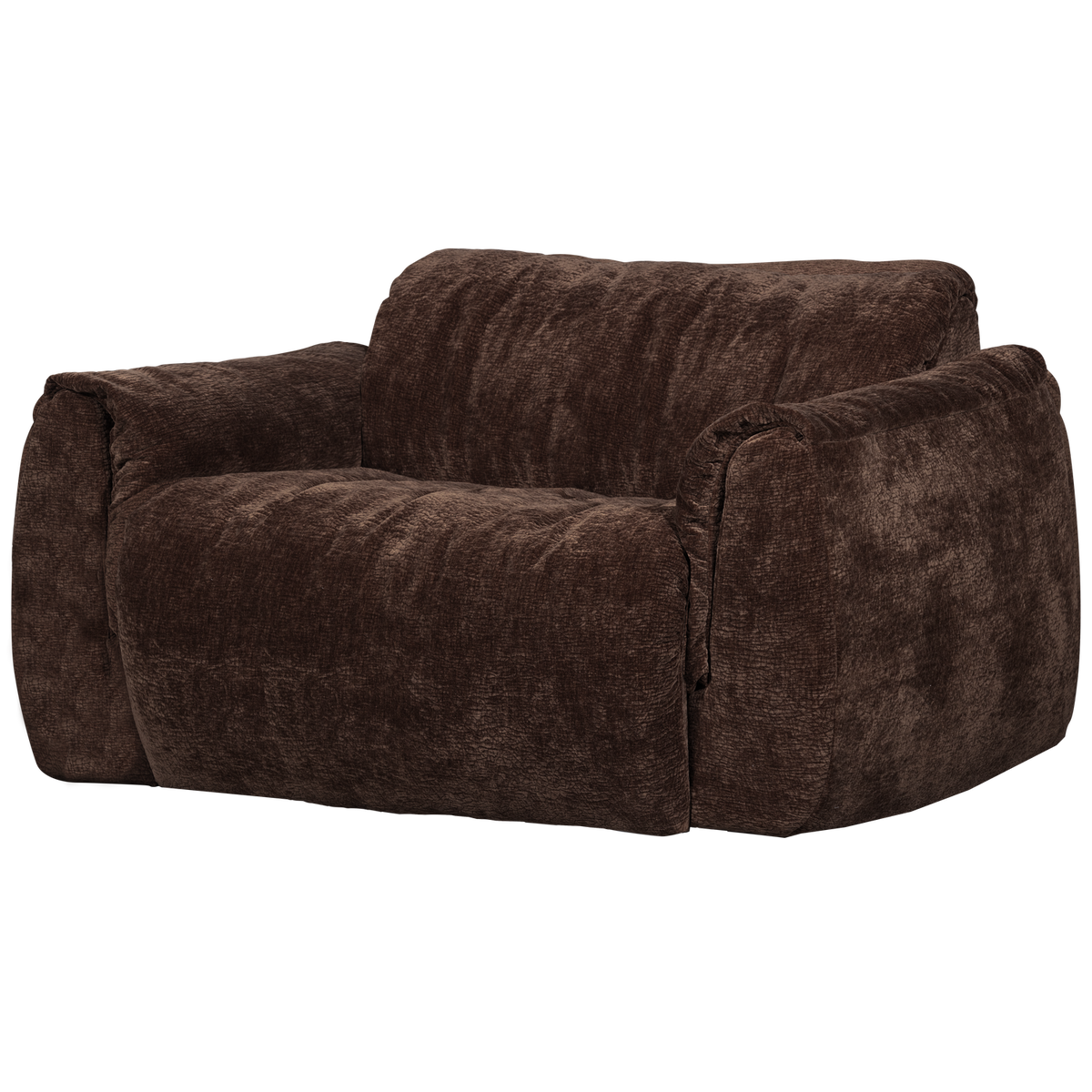 BAGGY LIEGESESSEL 3D CHENILLE DUNKELBRAUN