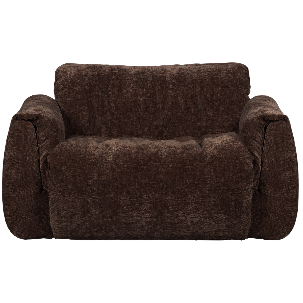 BAGGY LIEGESESSEL 3D CHENILLE DUNKELBRAUN
