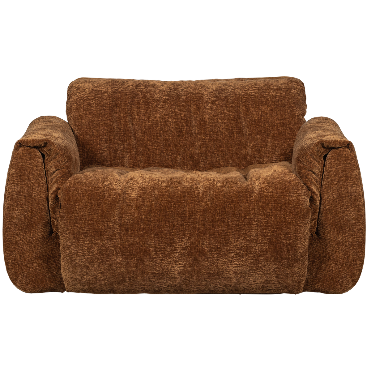 BAGGY LIEGESESSEL 3D CHENILLE MITTELBRAUN