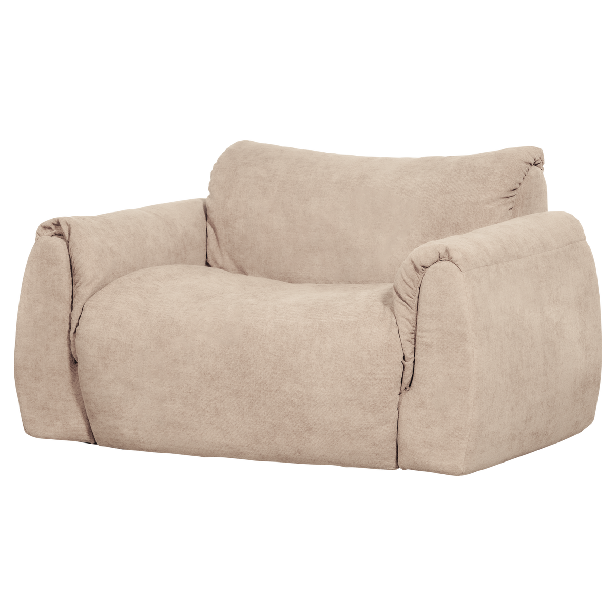 BAGGY LIEGESESSEL GEWEBTE CHENILLE SAND