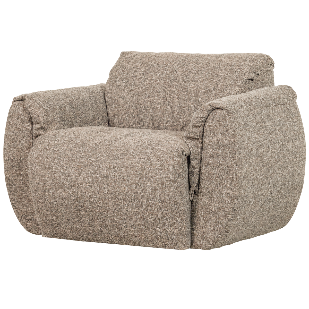 BAGGY DREHSESSEL WEBSTOFF BRAUN MELANGE