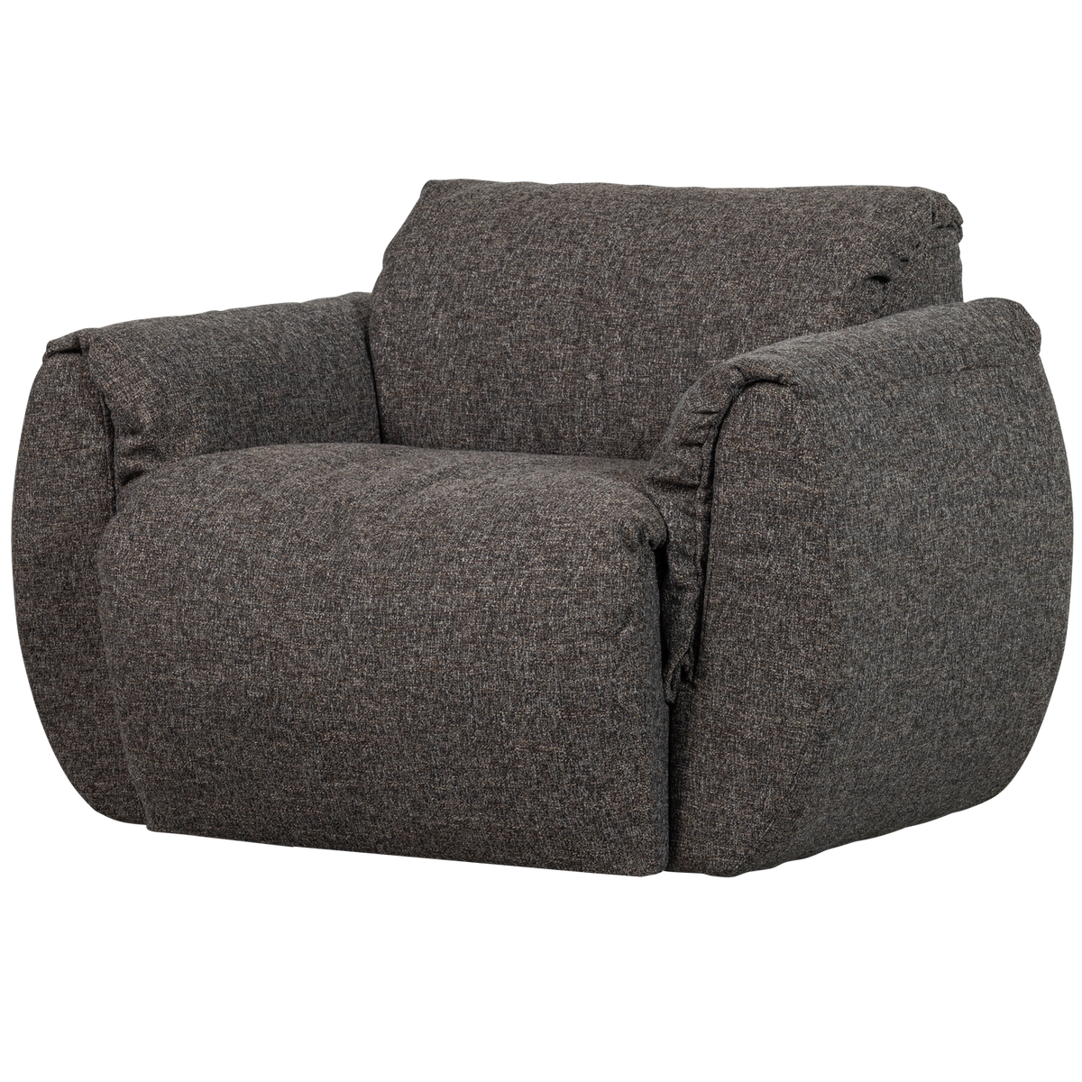 BAGGY DREHSESSEL WEBSTOFF WARMES GRAU MELANGE