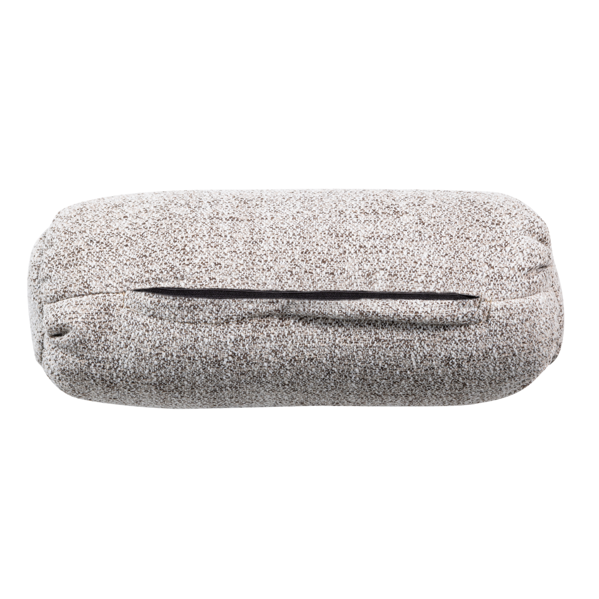 BAGGY ROLLENKISSEN 50xO23CM WEBSTOFF NATUR MELANGE
