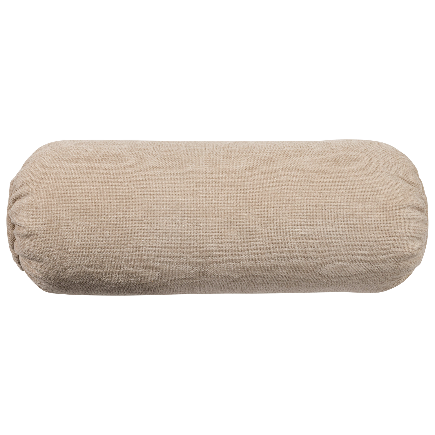 BAGGY ROLLENKISSEN 50xO23CM GEWEBTE CHENILLE SAND