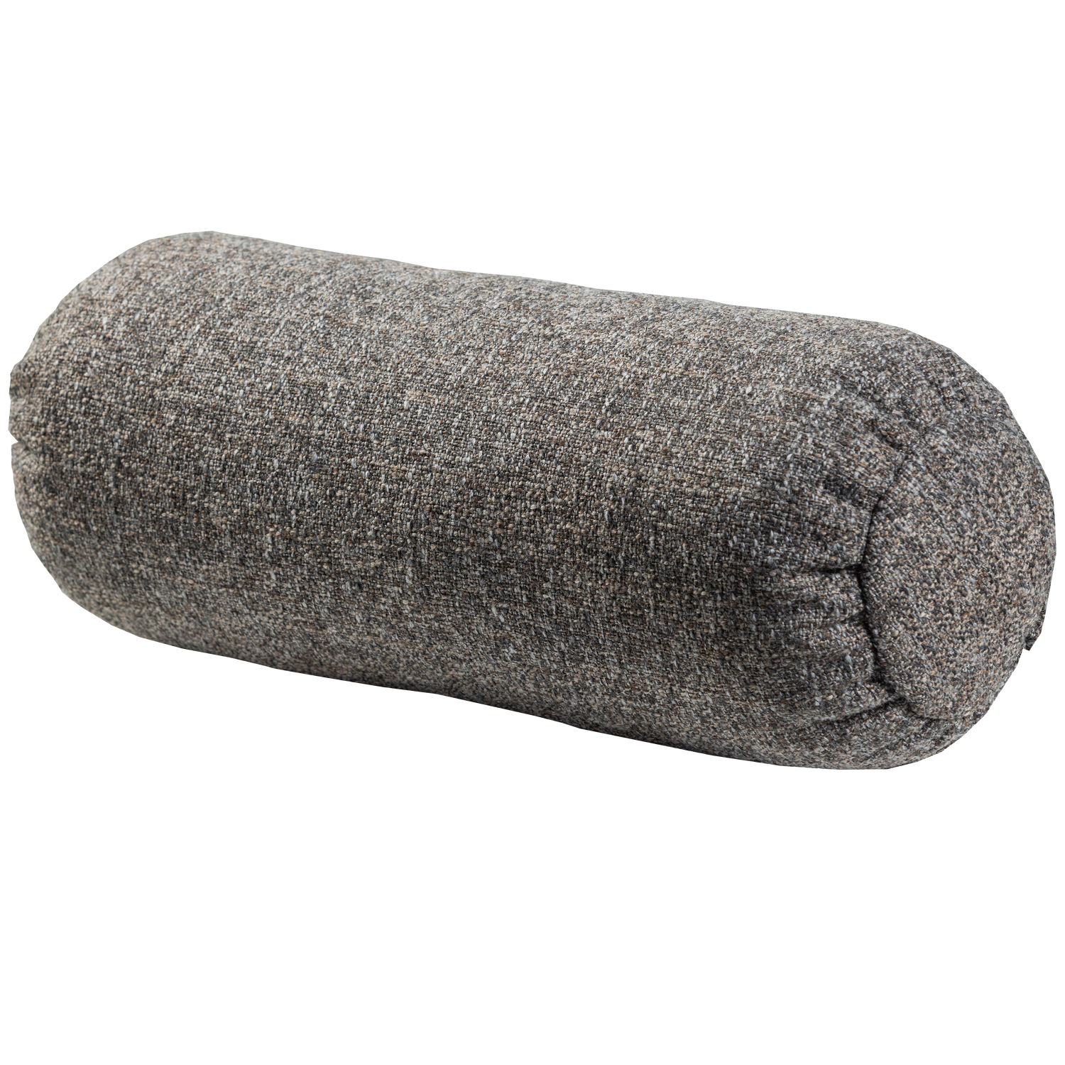 BAGGY ROLLENKISSEN 50xO23CM WEBSTOFF WARMES GRAU MELANGE