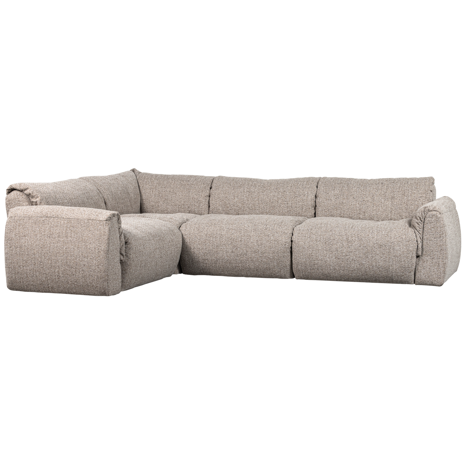 BAGGY ECKBANK LINKS WEBSTOFF NATUR MELANGE