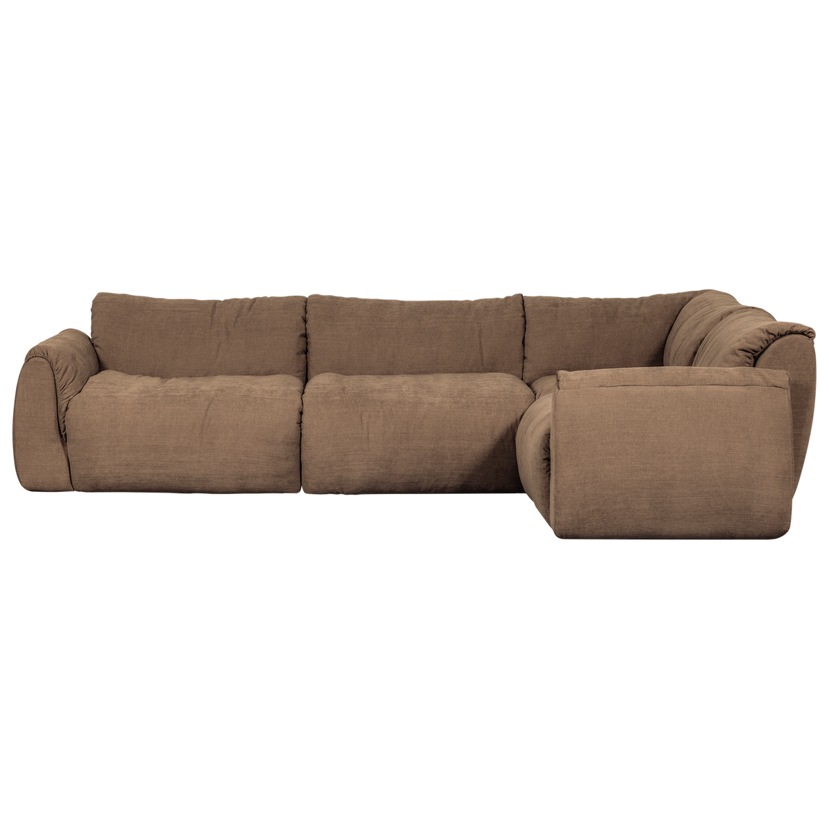BAGGY ECKBANK RECHTS GEWEBTE CHENILLE BRAUN