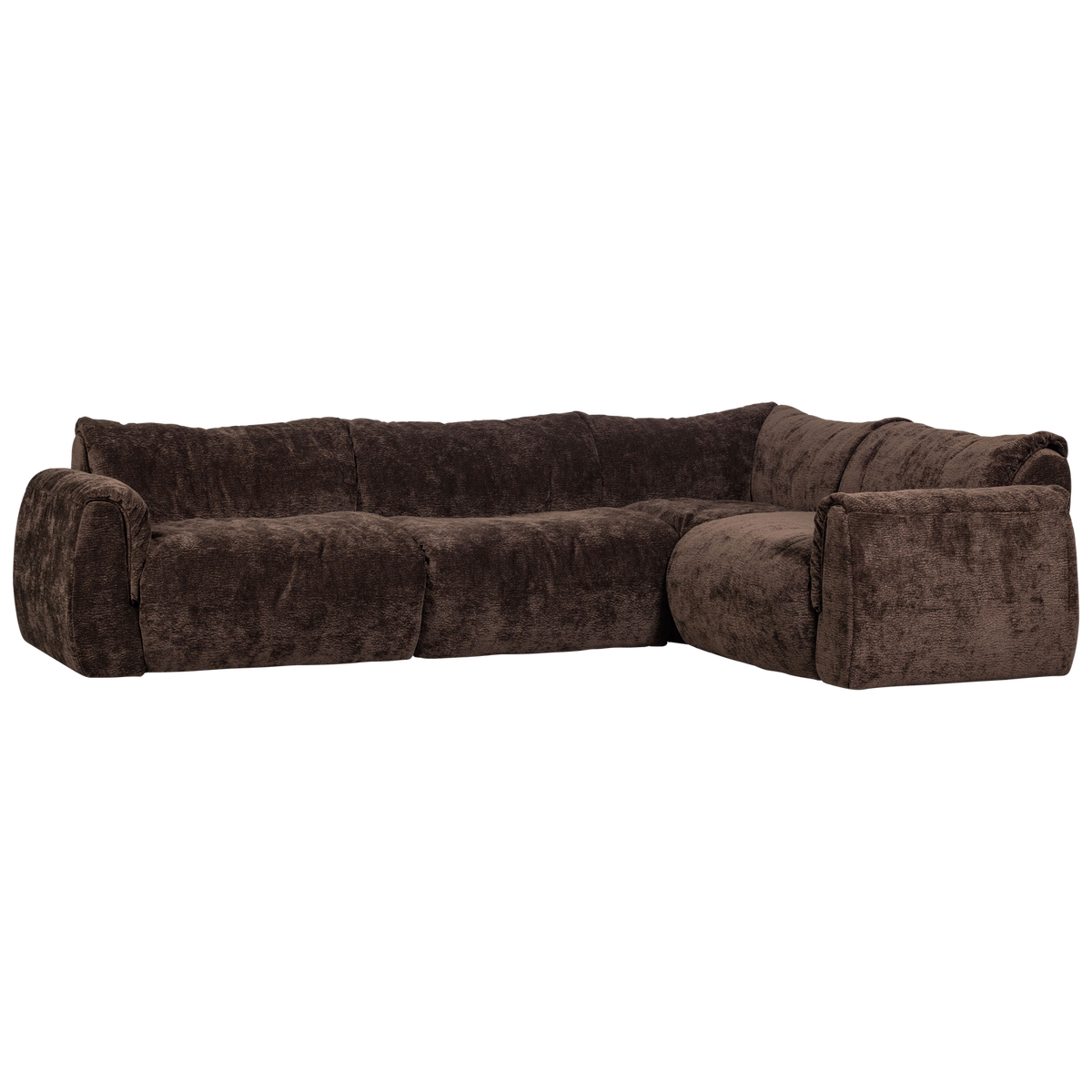 BAGGY ECKBANK RECHTS 3D CHENILLE DUNKELBRAUN