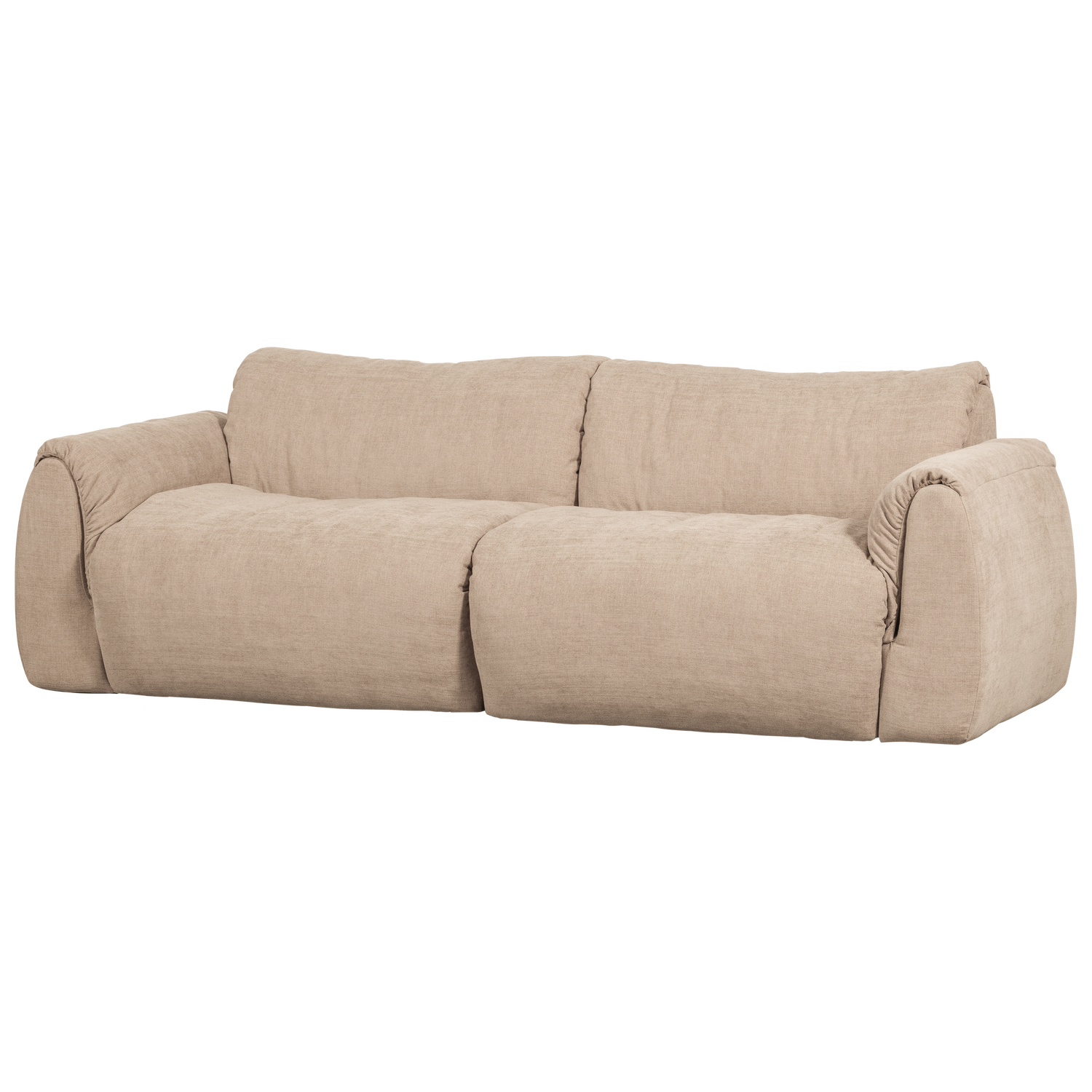 BAGGY 2-SITZER GEWEBTE CHENILLE SAND