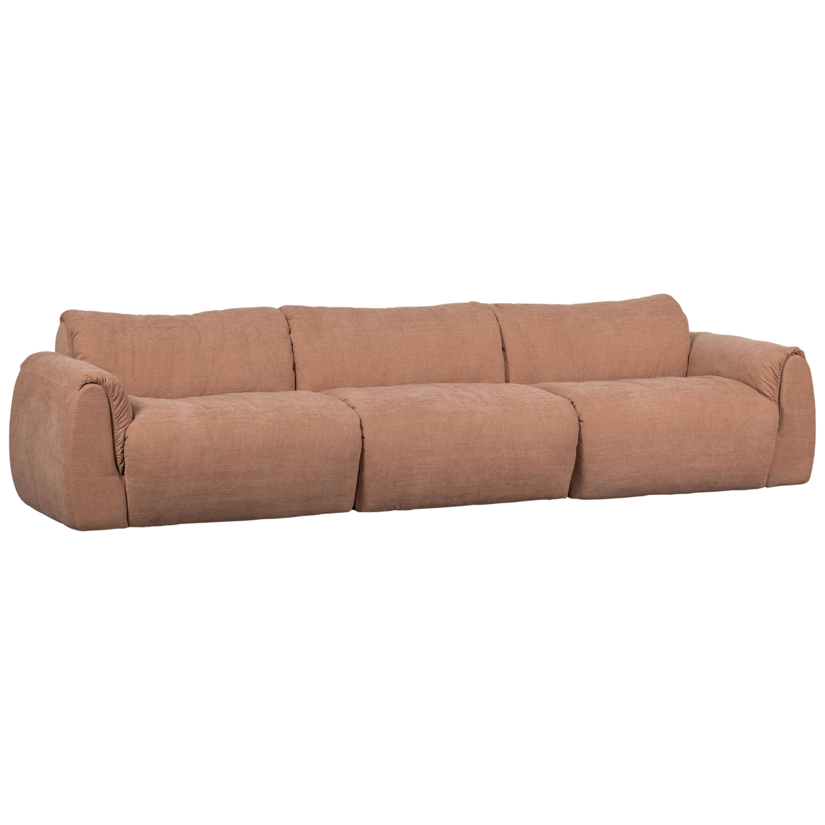 BAGGY 3-SITZER GEWEBTE CHENILLE ALTROSA