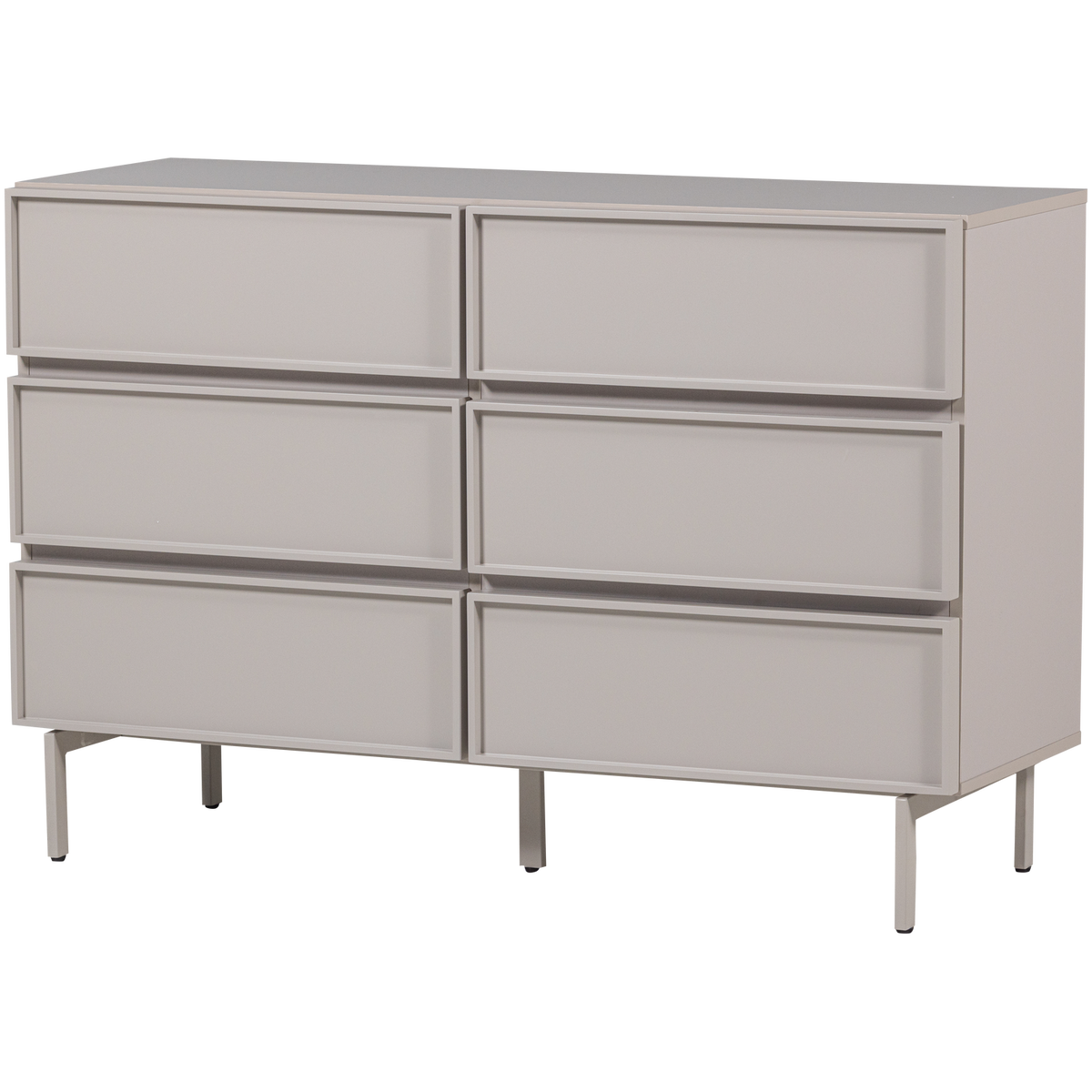 TOURS KOMMODE 6 SCHUBLADEN MELAMINE/MDF SAND
