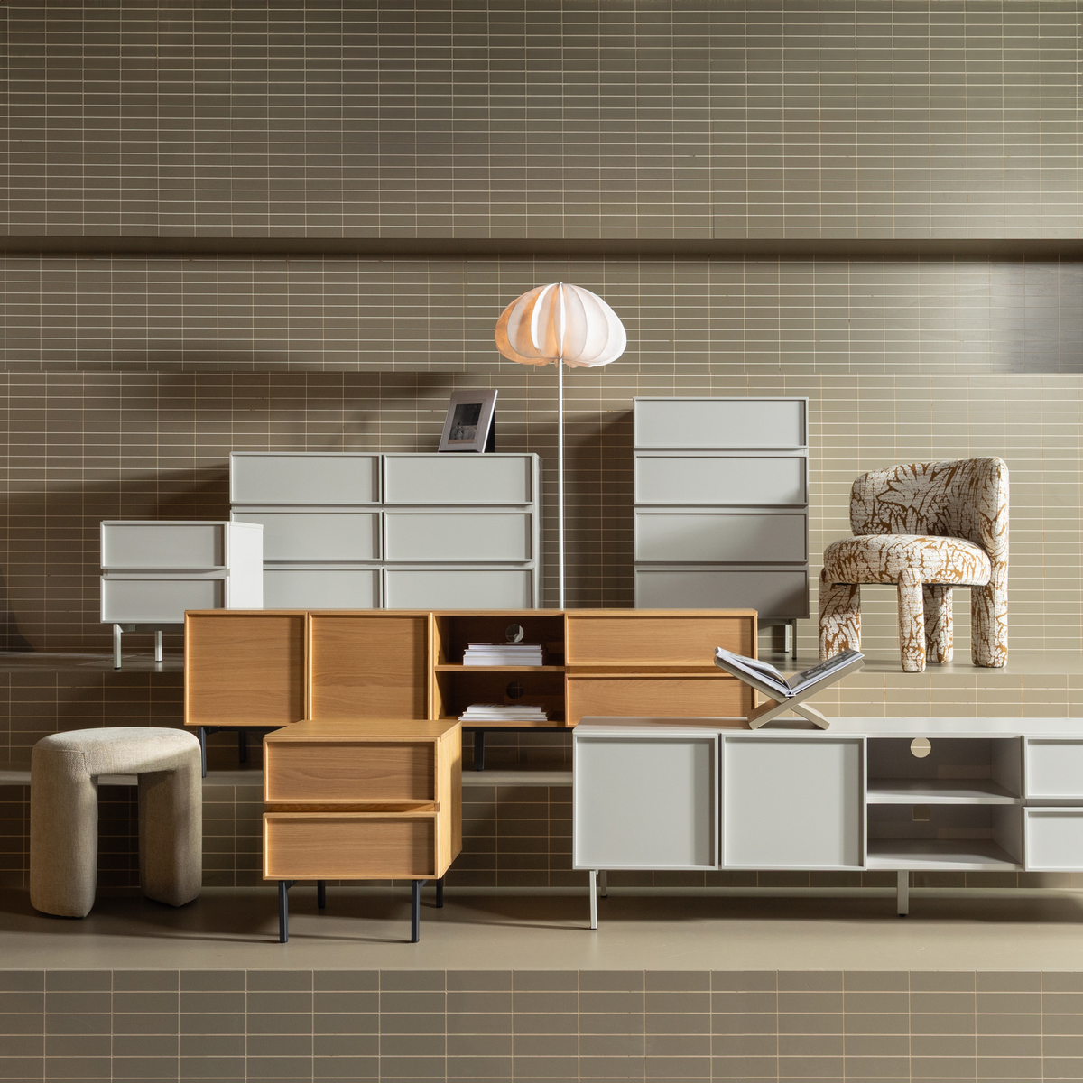 TOURS TV-MÖBEL 180 CM MELAMINE/MDF NATUR