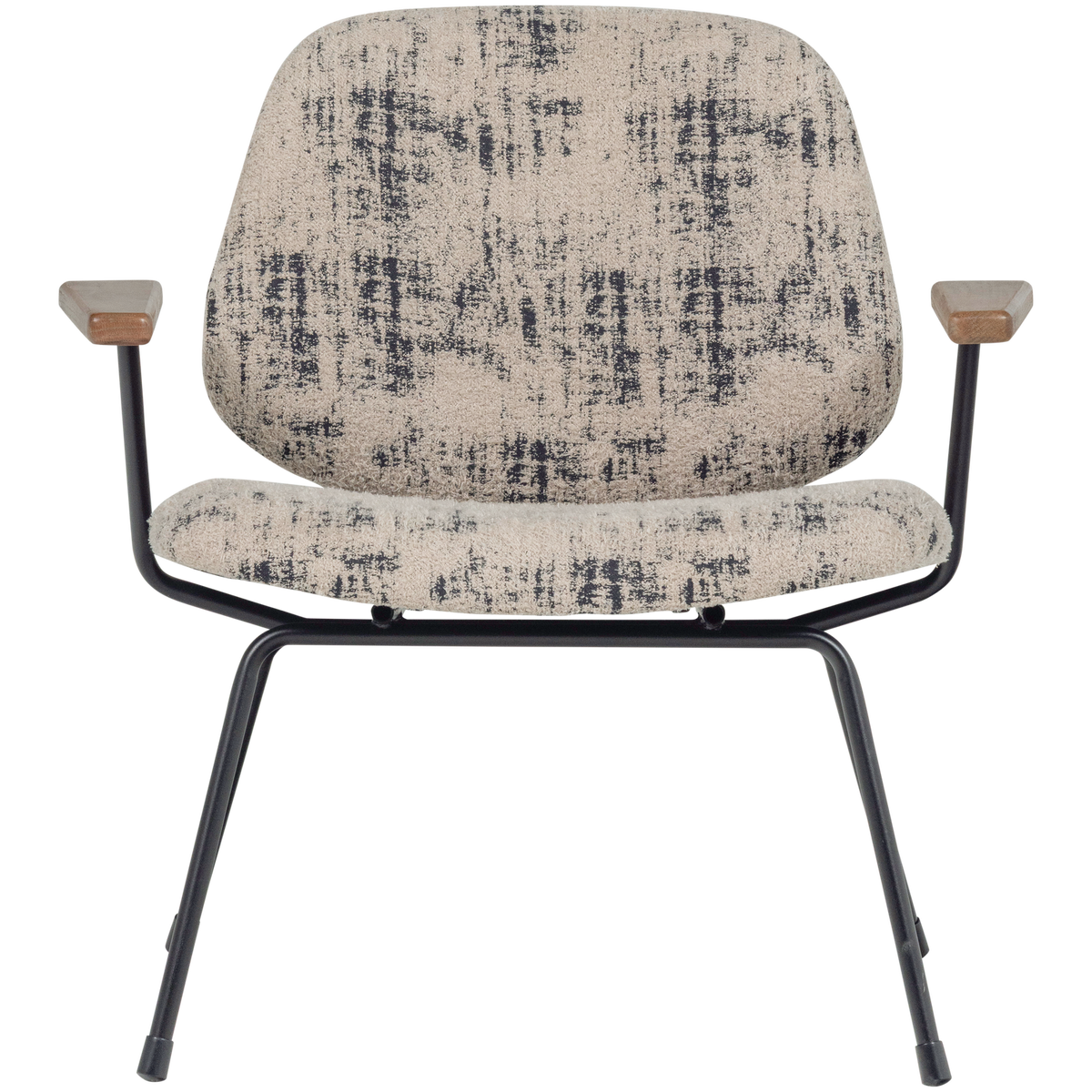 AURE SESSEL CHENILLE BEIGE/SCHWARZ