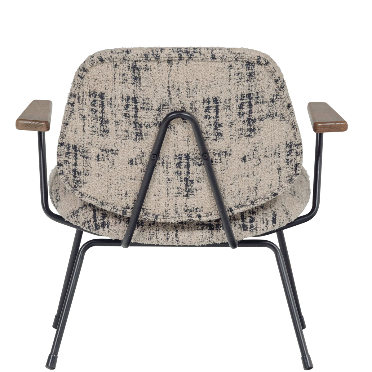AURE SESSEL CHENILLE BEIGE/SCHWARZ
