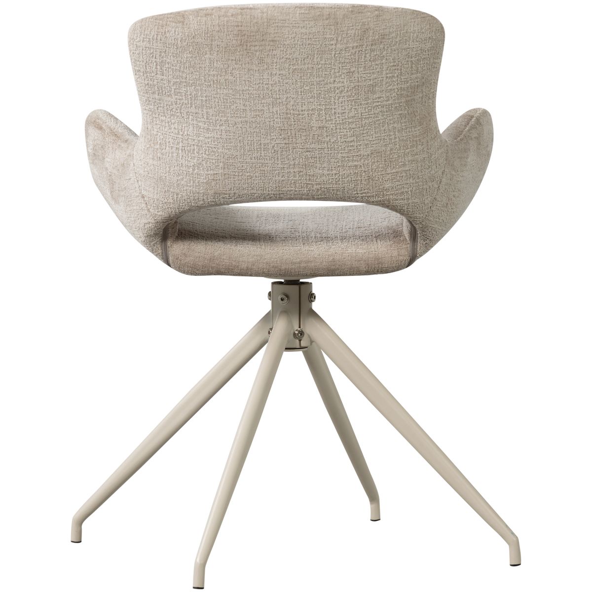 ELIVA ESSZIMMERSTUHL STRUKTUR VELVET SAND - 2ER SET