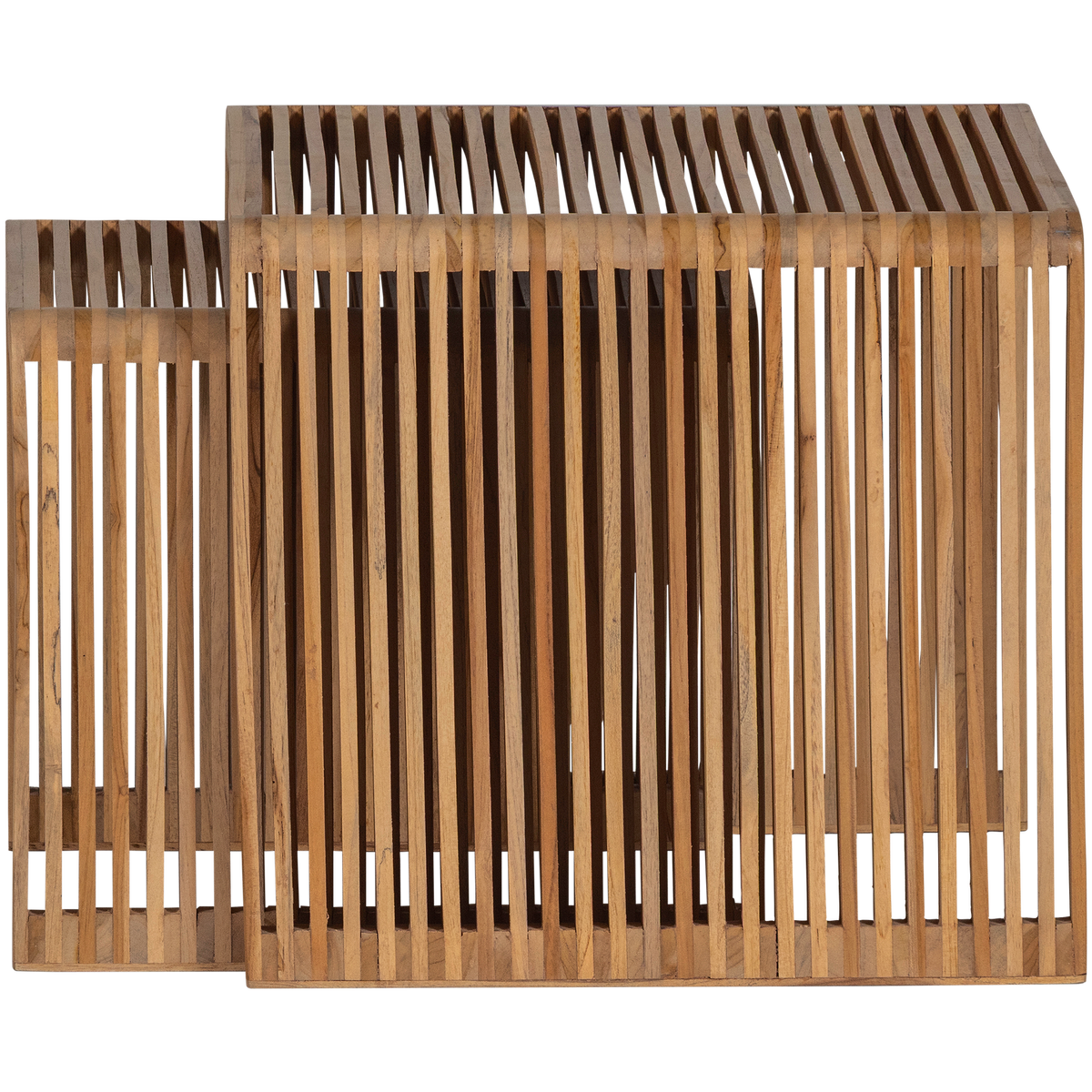 JASMIJN BEISTELLTISCH TEAK NATUR - 2ER SET