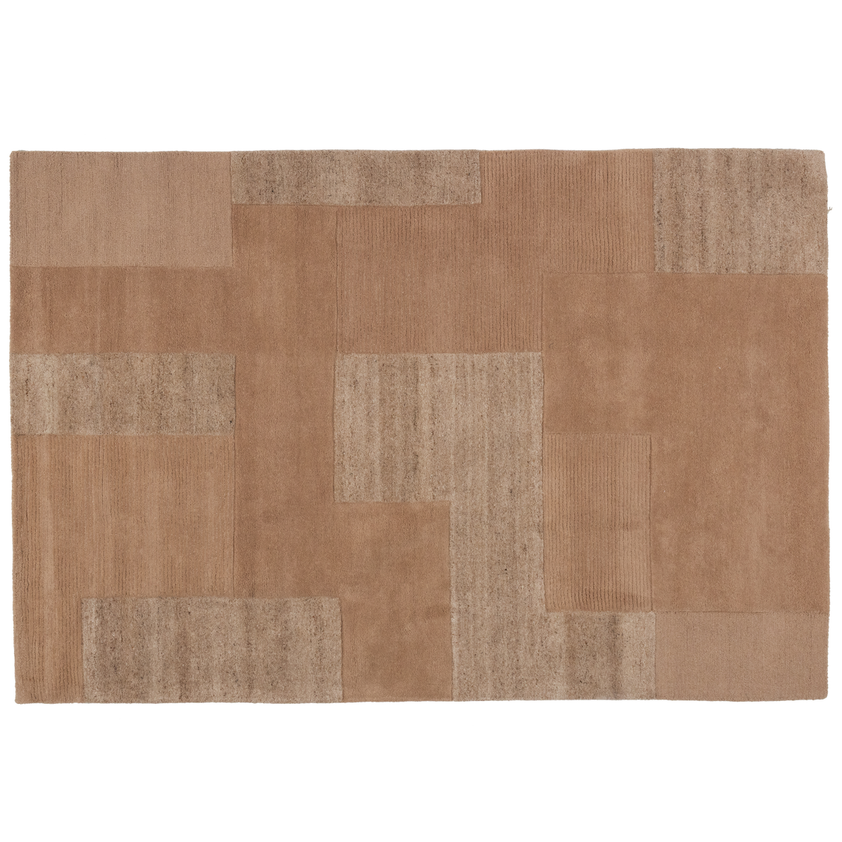 NOVEN HANDGEWOBENER TEPPICH WOLLE/BAUMWOLLE SAND 170x240CM