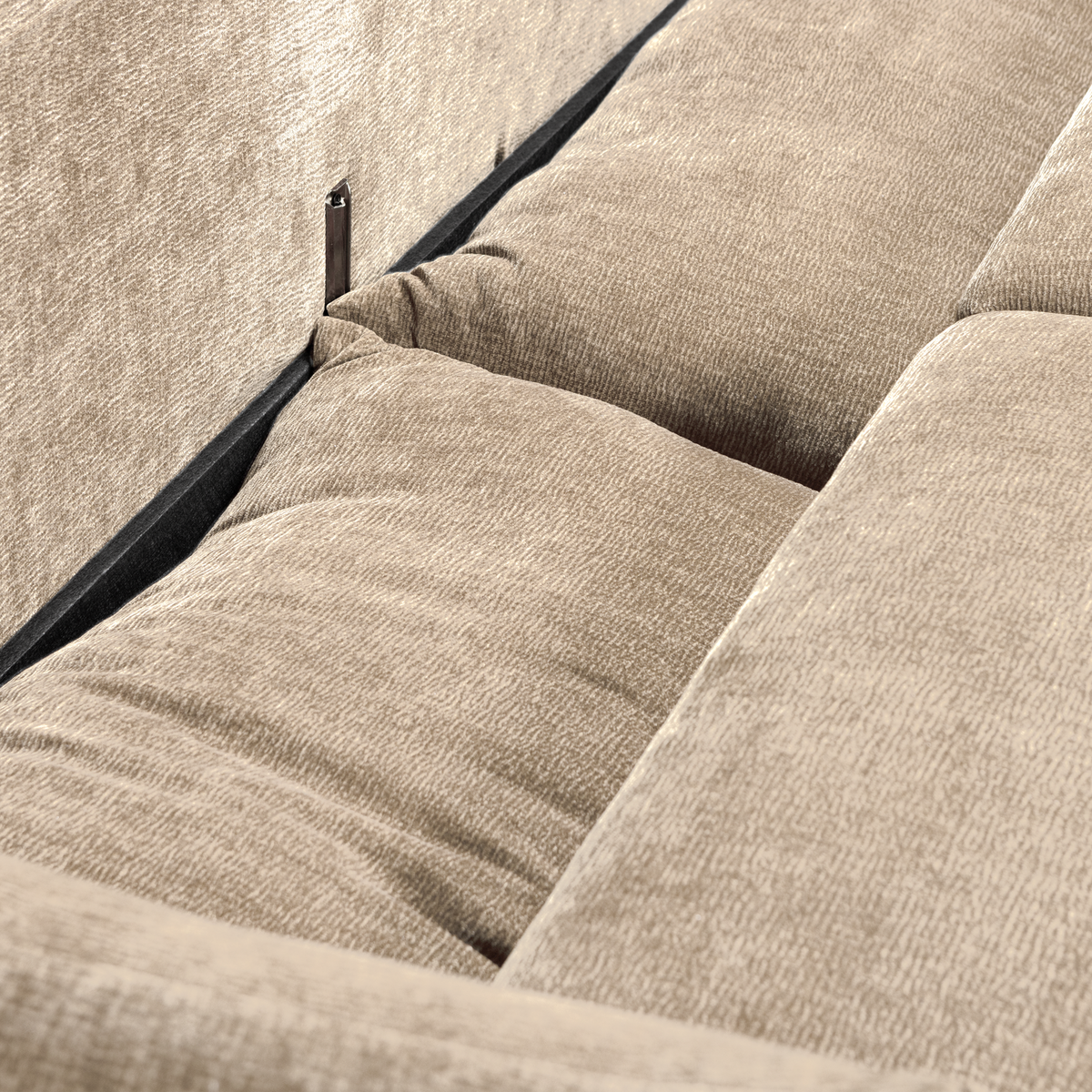 JONNE 3-SITZER SCHLAFSOFA CHENILLE NATUR