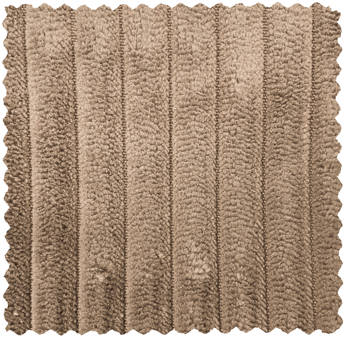 NOVI 1-SITZER ELEMENT GERIPPTER STOFF TAUPE