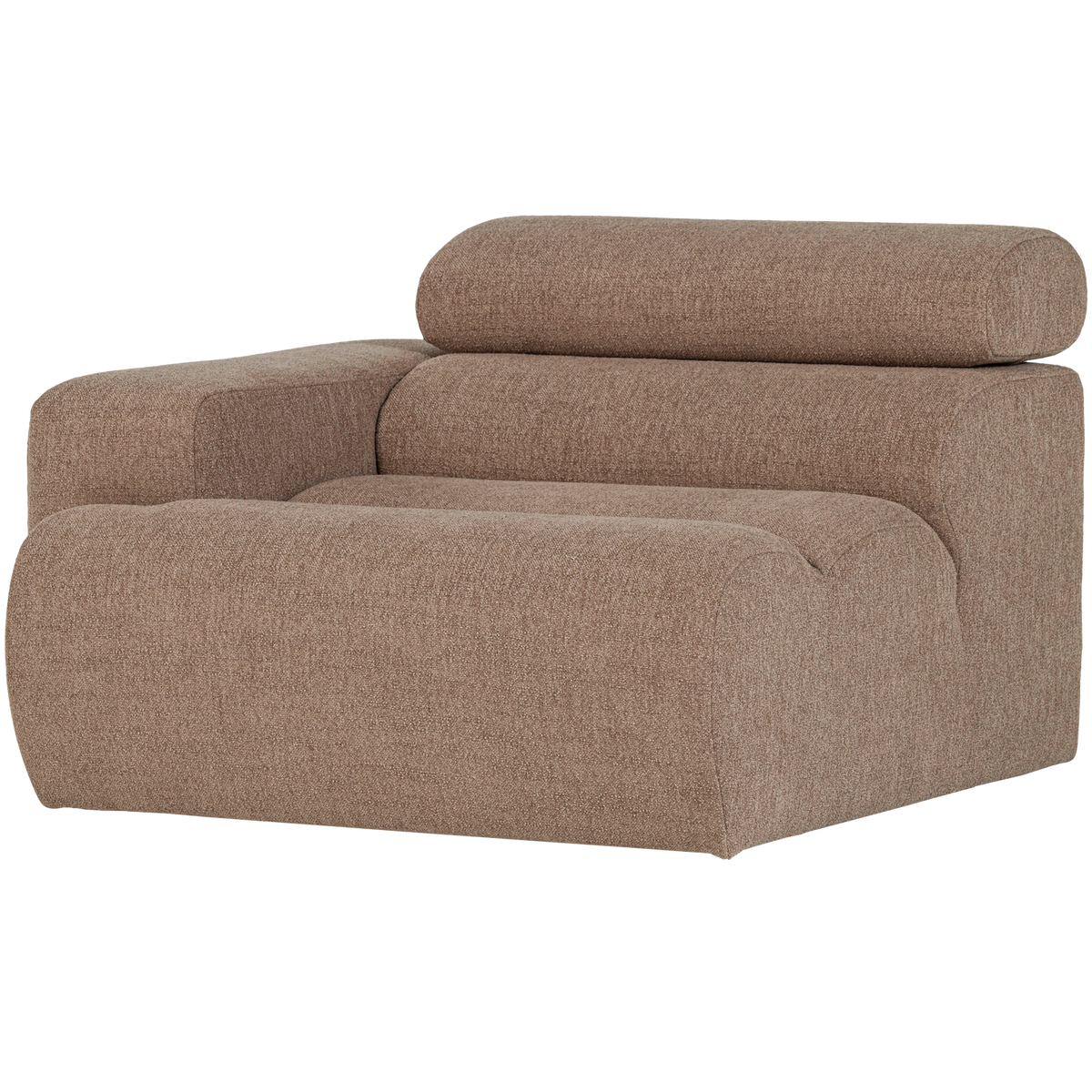 NOVI 1-SITZER ELEMENT ARM LINKS BOUCLE TAUPE