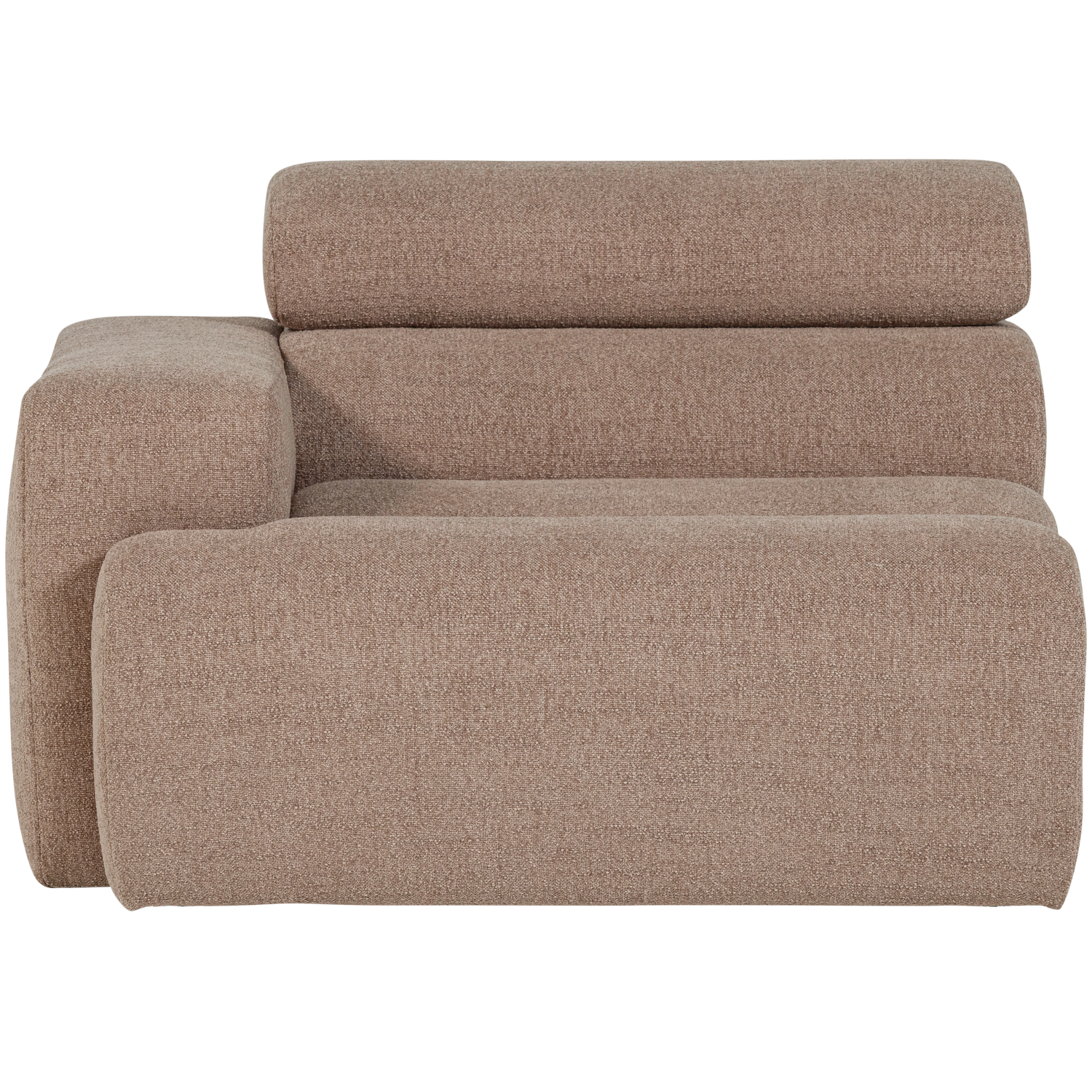 NOVI 1-SITZER ELEMENT ARM LINKS BOUCLE TAUPE