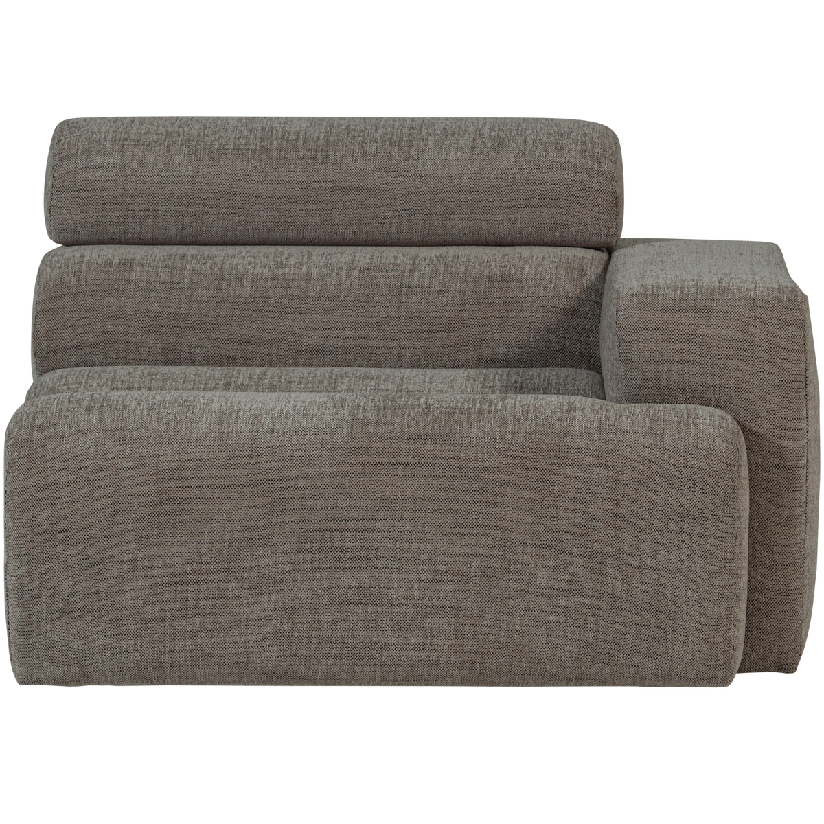 NOVI 1-SITZER ELEMENT ARM RECHTS GRAU MELANGE