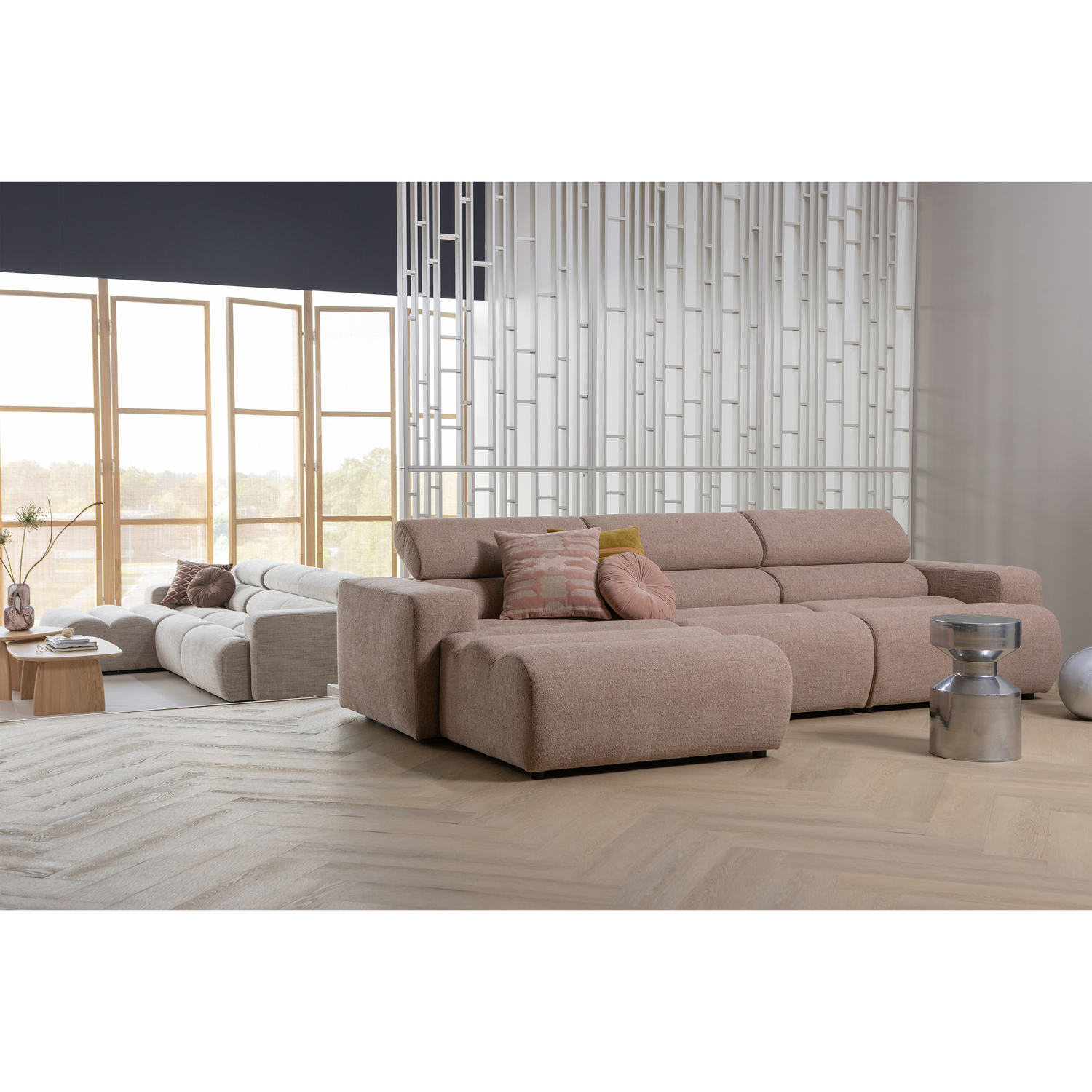 NOVI 1-SITZER ELEMENT BOUCLE TAUPE