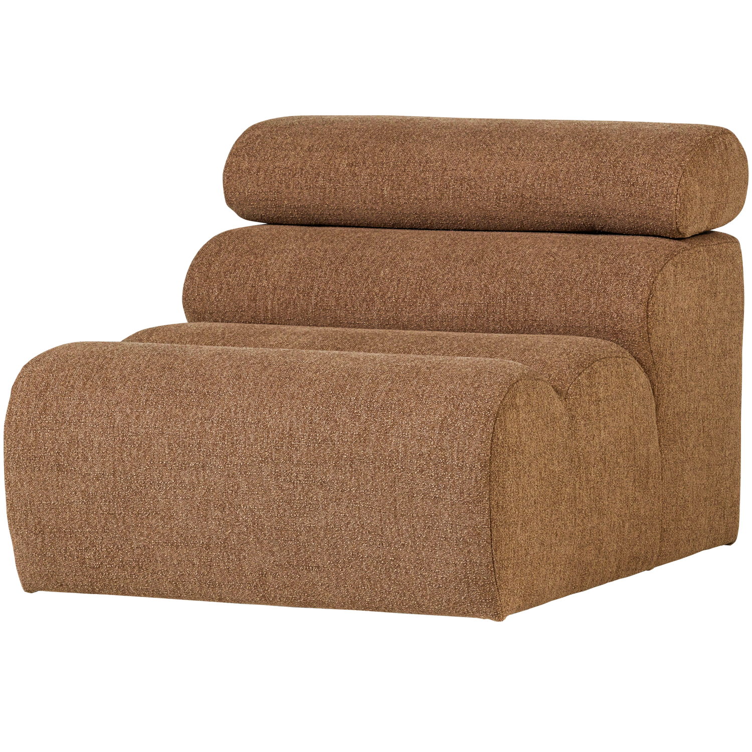 NOVI 1-SITZER ELEMENT BOUCLE KARAMELBRAUN