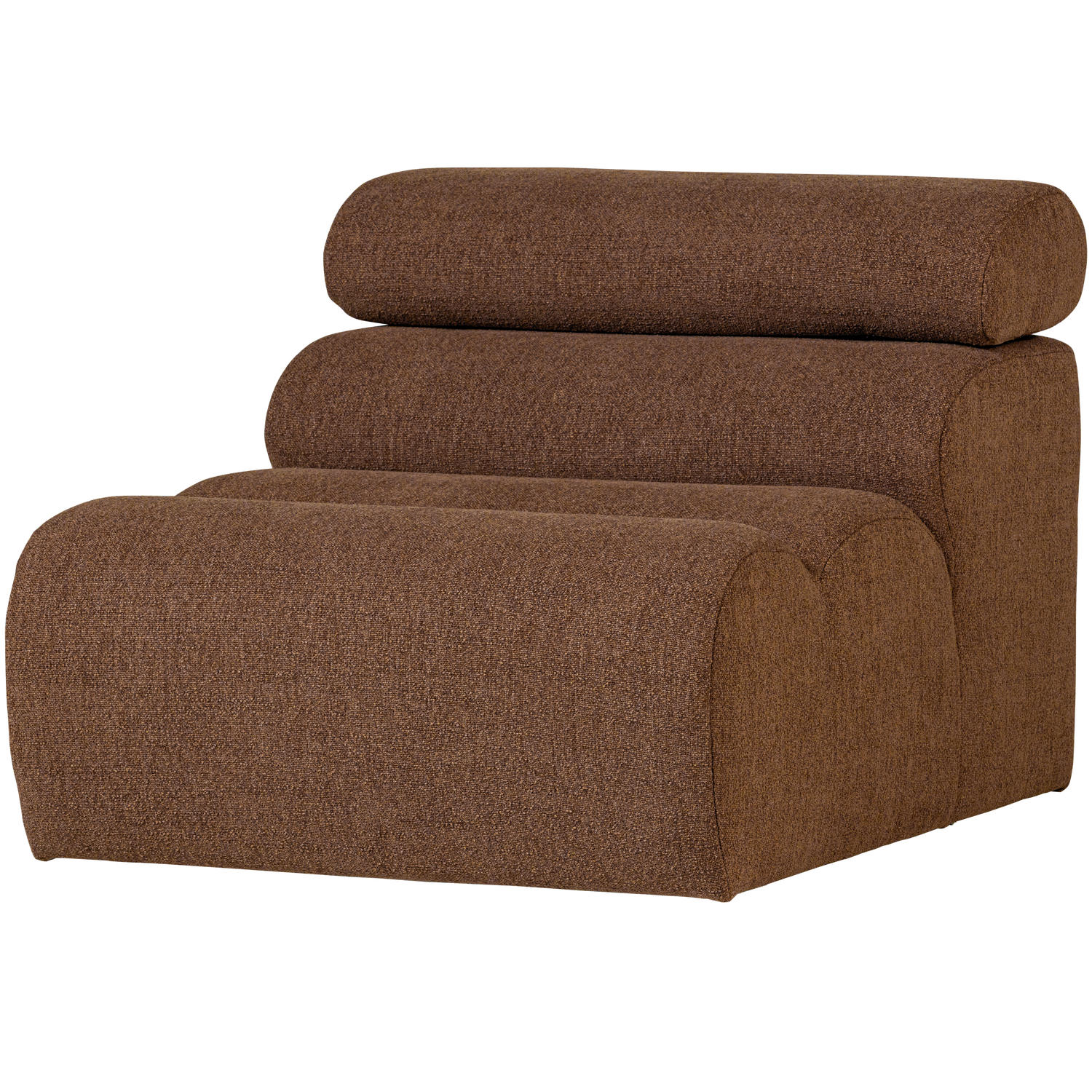 NOVI 1-SITZER ELEMENT BOUCLE MOKKABRAUN