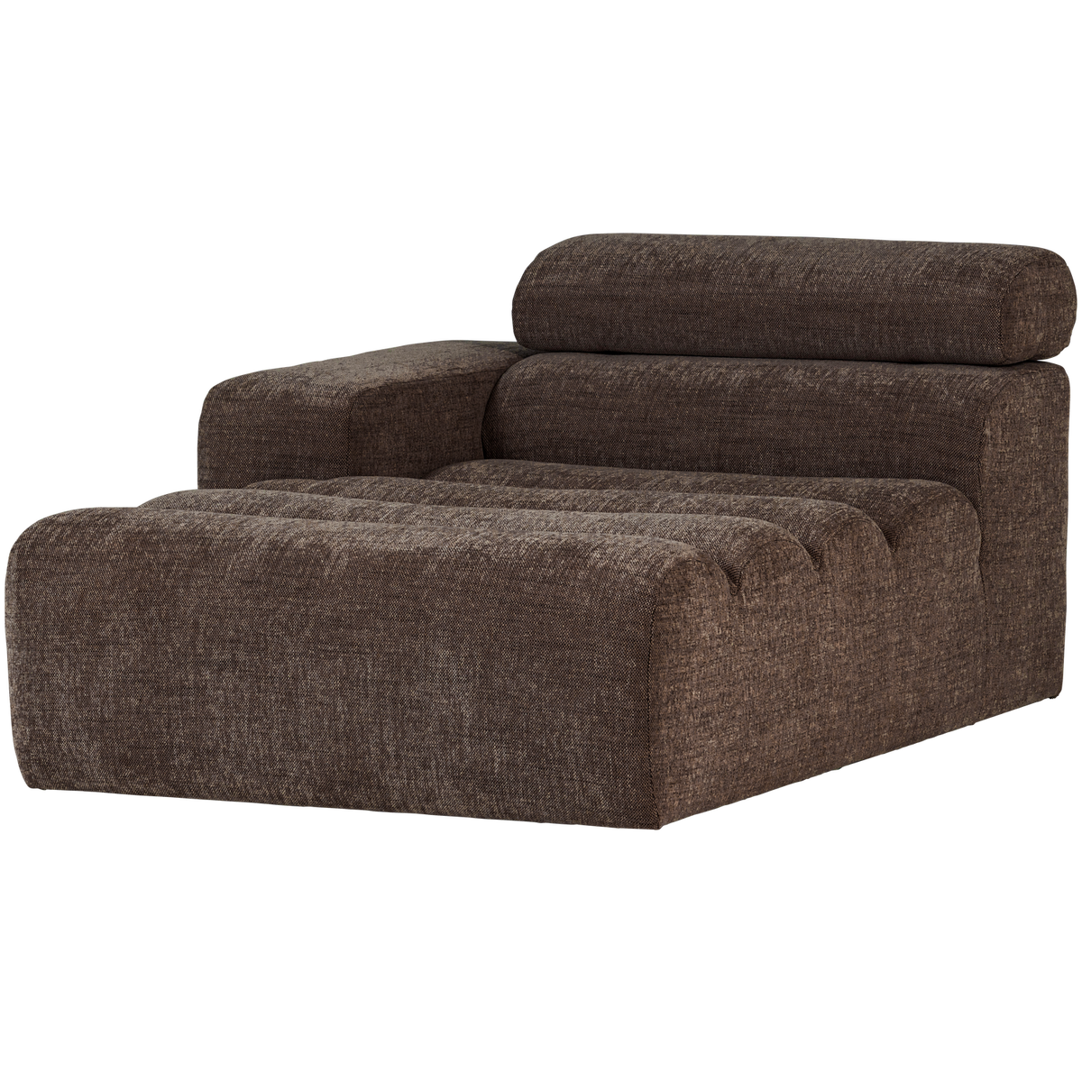 NOVI CHAISE LONGUE ELEMENT LINKS DUNKELBRAUN MELANGE
