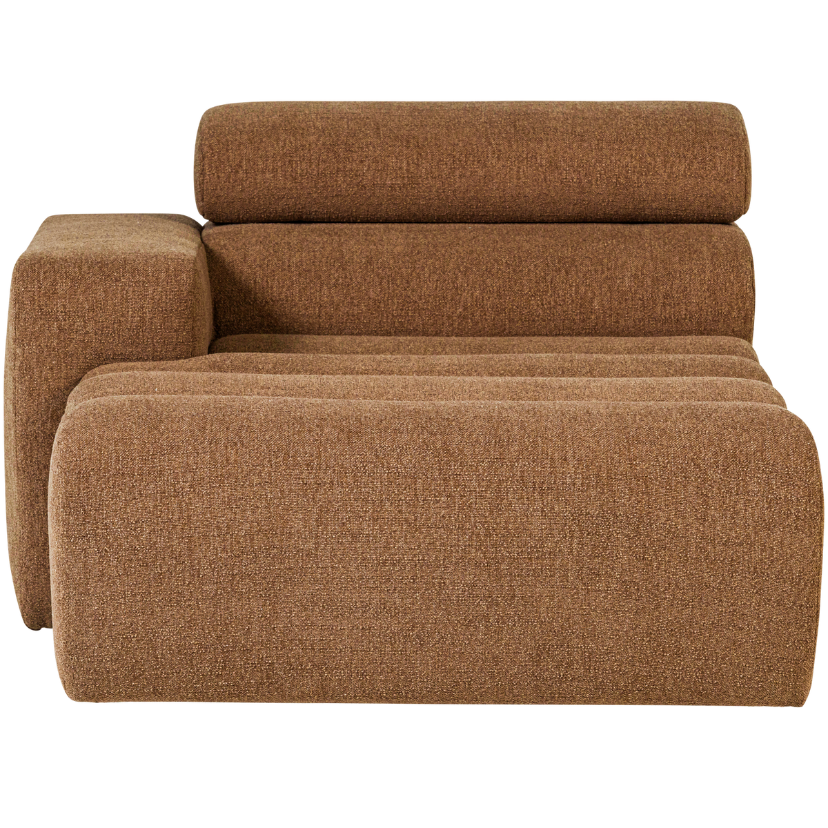 NOVI CHAISE LONGUE ELEMENT LINKS BOUCLE CARAMEL