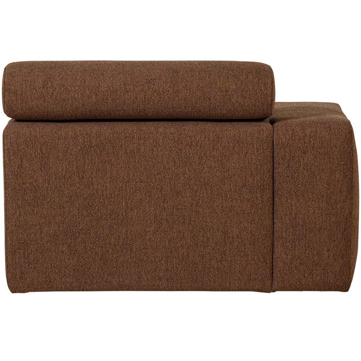 NOVI CHAISE LONGUE ELEMENT LINKS BOUCLE MOKKABRAUN